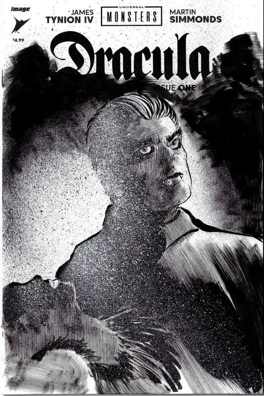 Universal Monsters DRACULA #1 (2023) Image Comics Sketch Variant W Original Art 