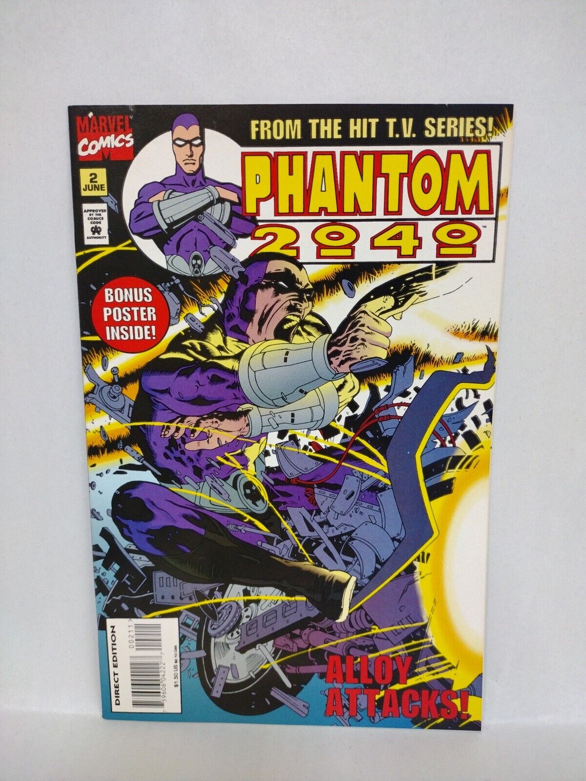 Phantom 2040 (1996) Complete Marvel Comic Set #1 2 3 4 W Pin-ups 