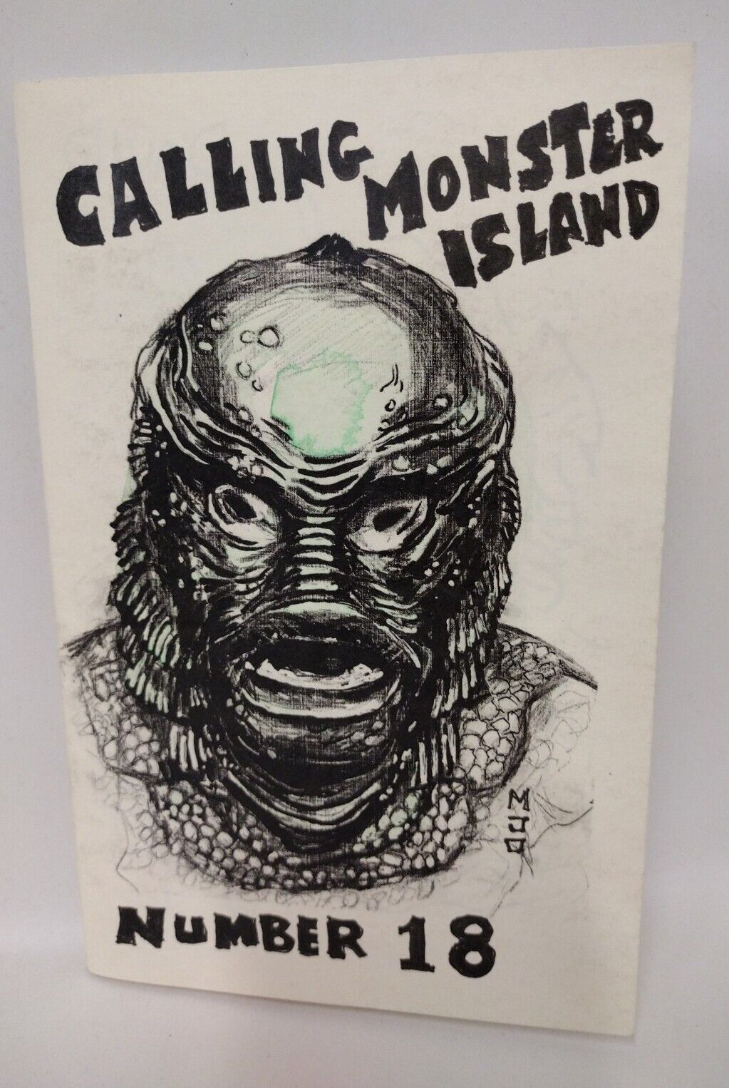 CALLING MONSTER ISLAND #19: GHOSTS Del Toro THE FOG Ghostbusters HORROR ZINE New