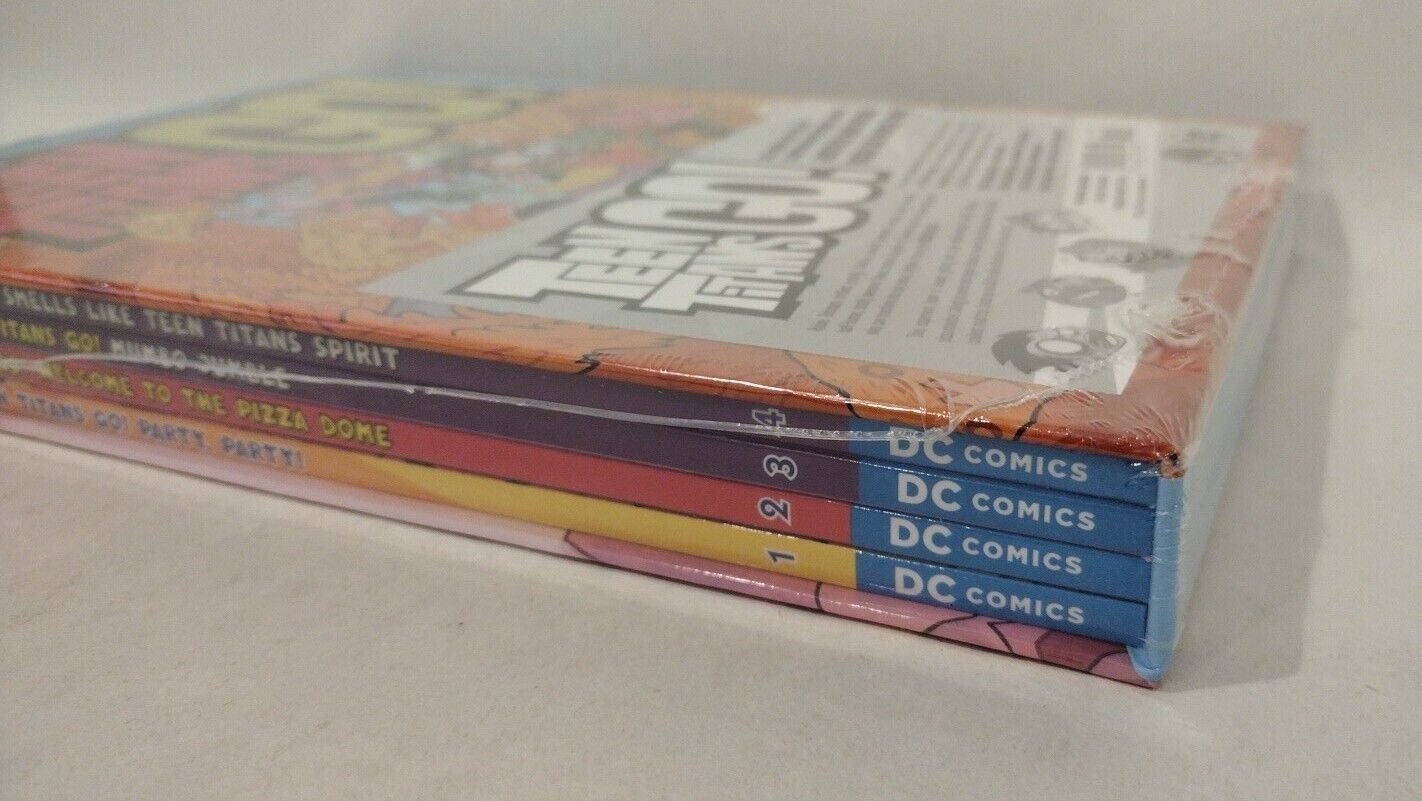 Teen Titans Go! DC Comics TPB Graphic Novel Box Set Vol 1 2 3 4 New Sealed