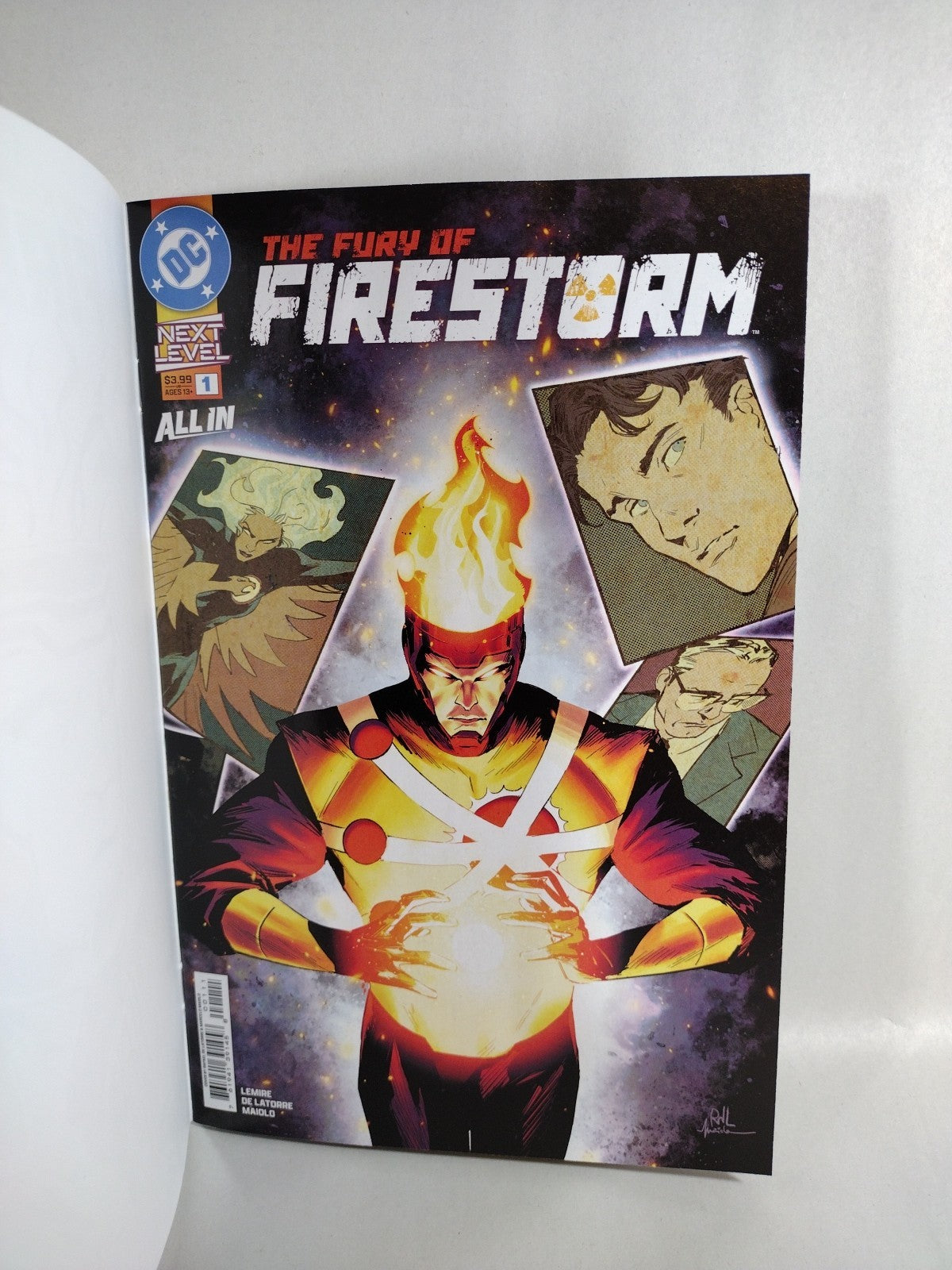 Firestorm #1 (2026) DC Comic Sketch Cover Variant W Original Dave Castr Art