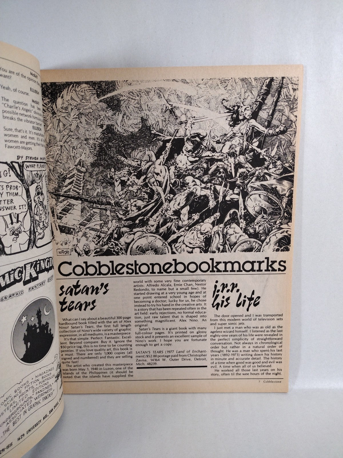 Cobblestone #28 (1977) Magazine Of All The Arts W Jack Katz George Lucas VG