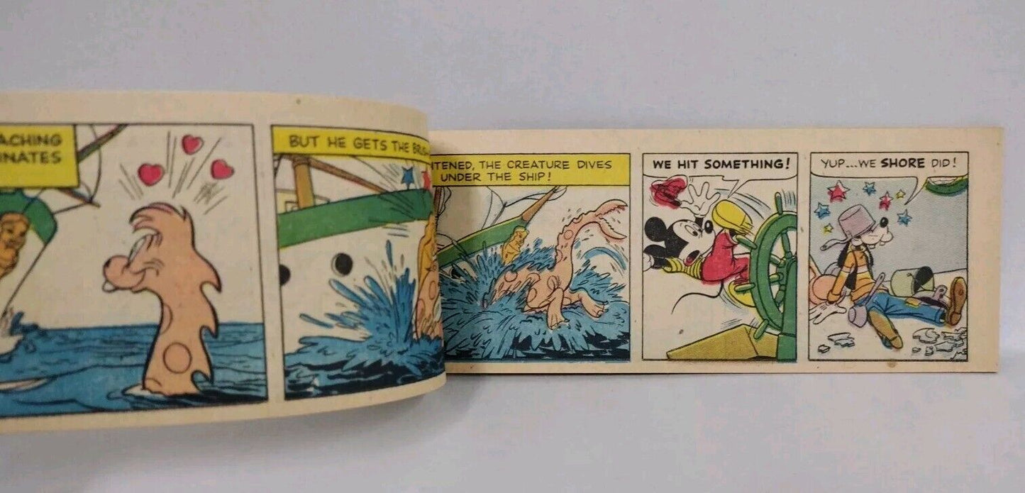 Mickey and the Mystery Sea Monster #B-4 (1950) Disney General Mills Mini Comic