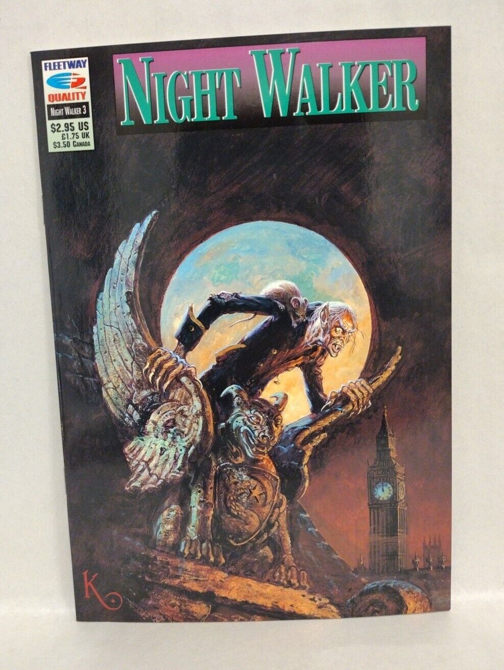 Night Walker Journal Luke Kirby Complete SQP Comic 1 2 3 Set Nosferatu Vampire