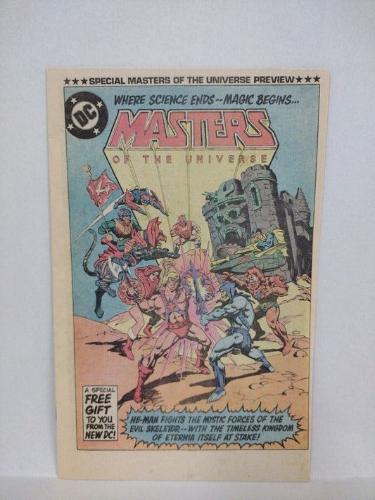 Masters Of The Universe (1982) DC Comics He-Man Preview Superman Appearance