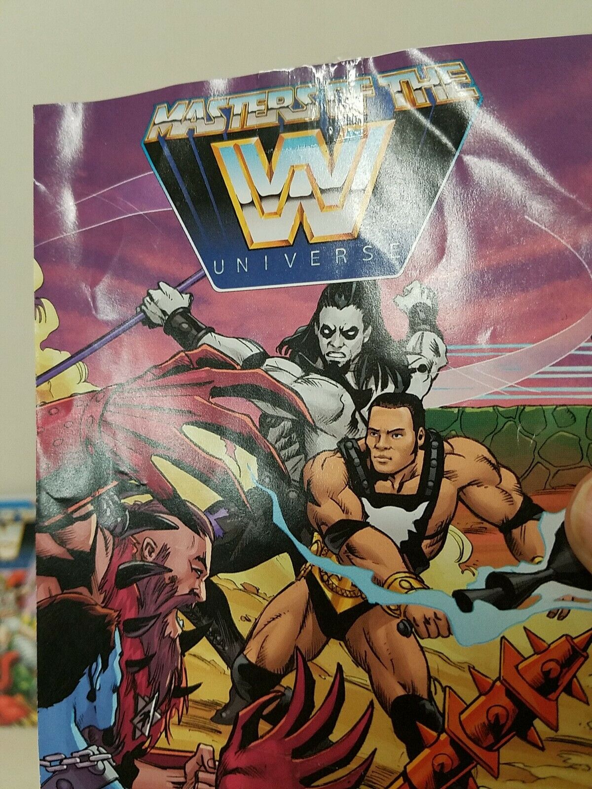 Masters Of The WWE (2020) Comics The Rock Wave 3 & Ultimate Warrior Wave 6