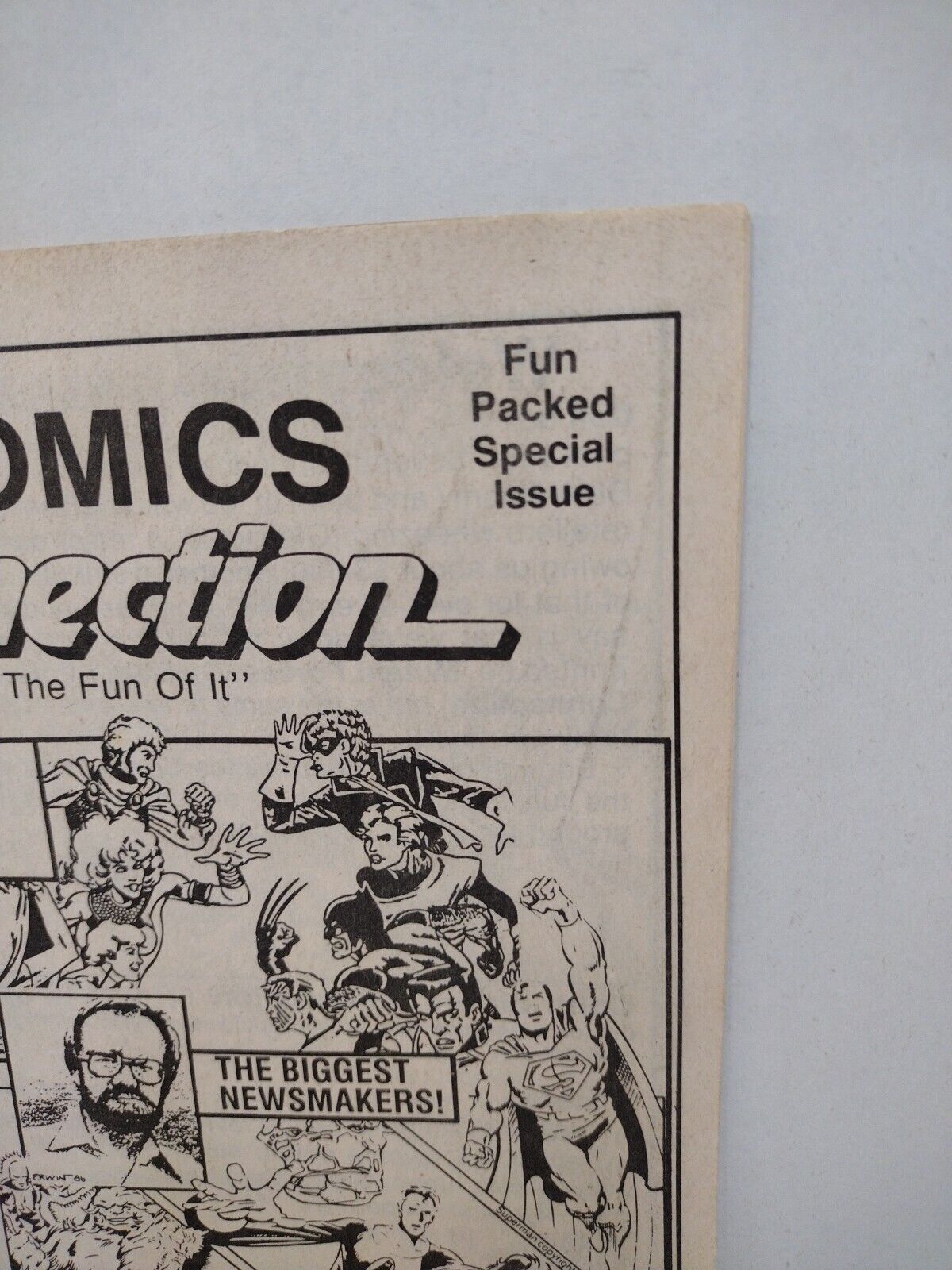 Fan Connection Special #1 (1987) Milky Way Graphics Fanzine John Byrne VF/NM