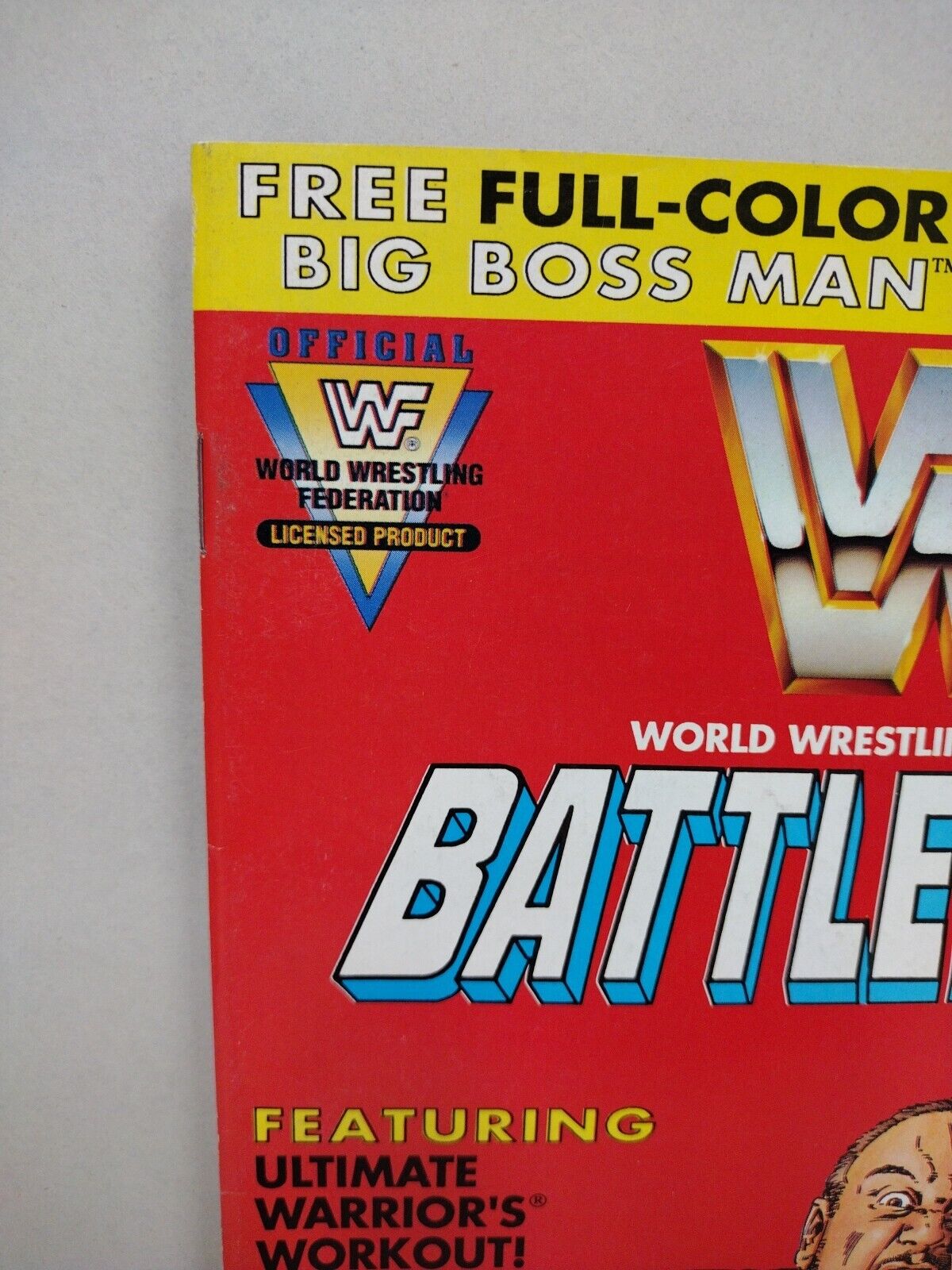 WWF Battle Mania (1991) Valiant Comic Magazine Lot Set #1 &2 W Poster Inserts