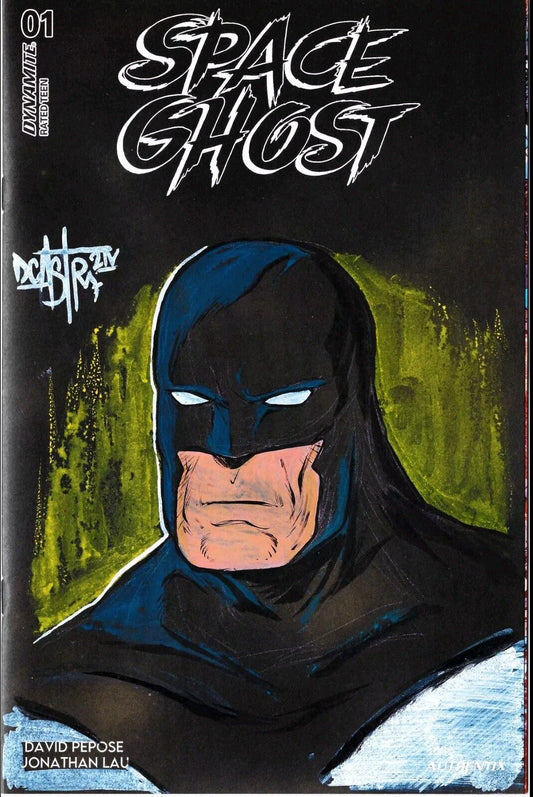 Space Ghost #1 (2024) Dynamite Comic Sketch Var Cover W Original Dave Castr Art