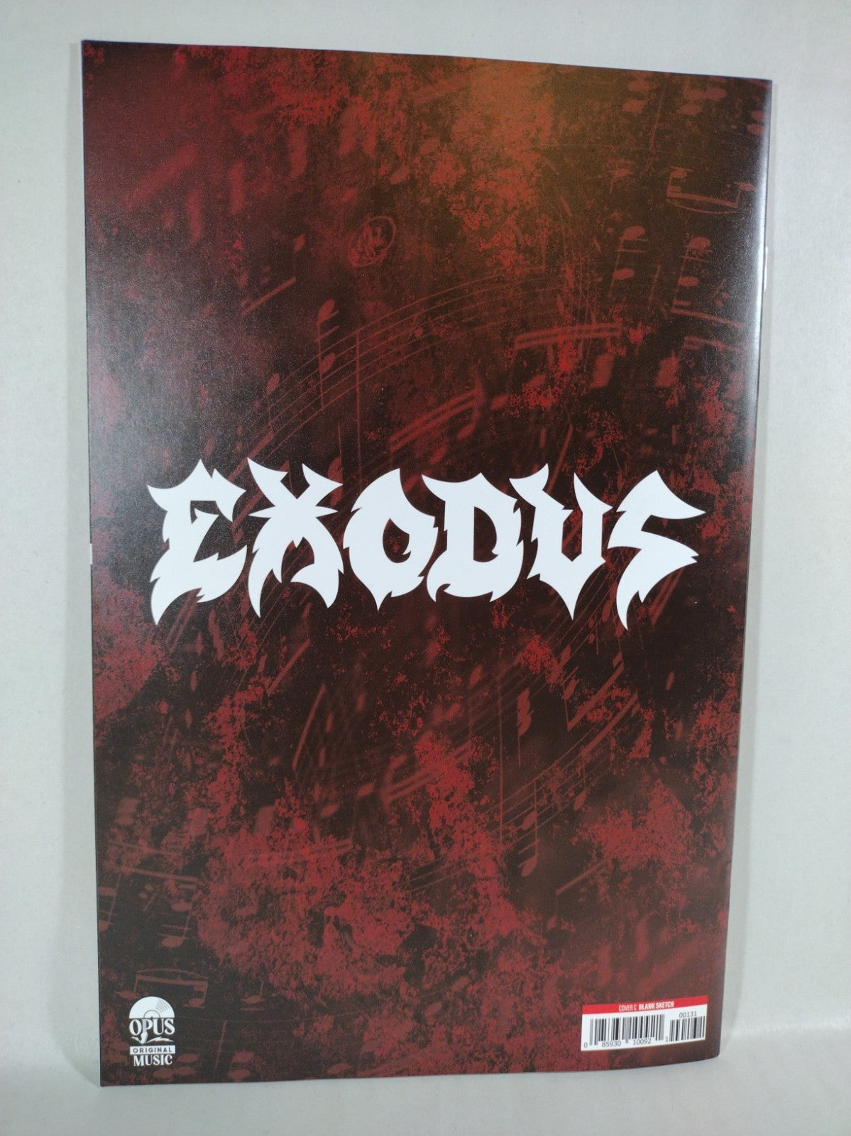 Exodus Tales Of The Damned (2023) Opus Comic Blank Sketch Cover Variant NM Gloss