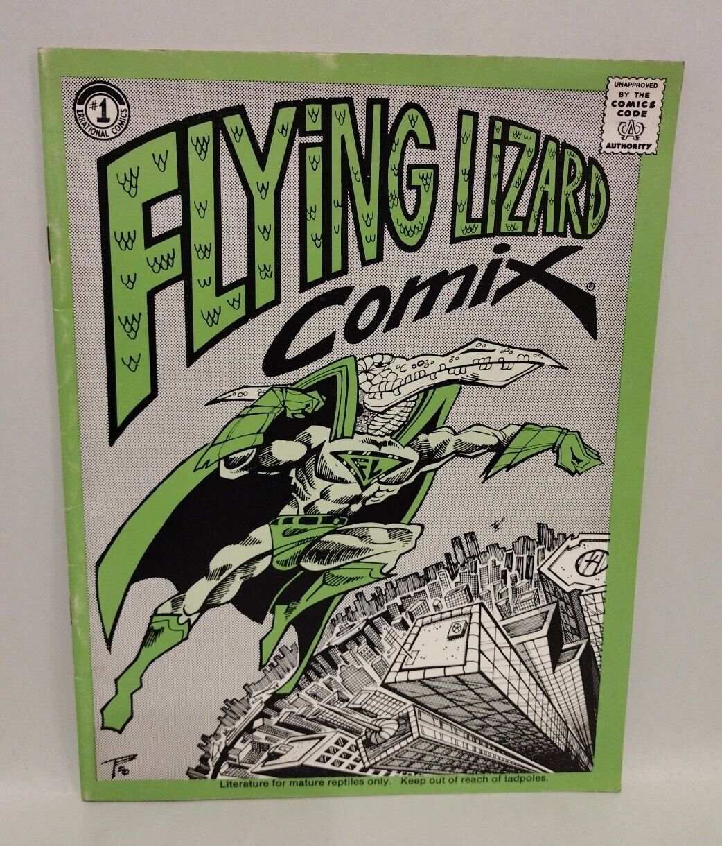 Flying Lizard Comix #1 (1985) Tracy Buck Cover So Cal Underground Comic Magazine