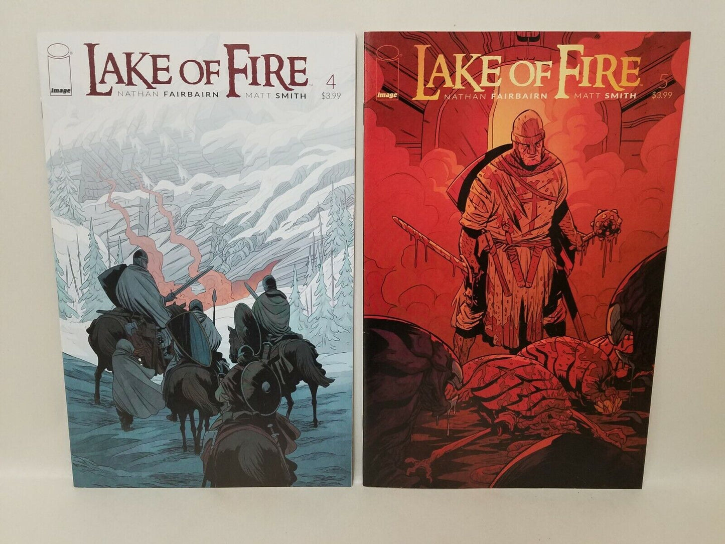 Lake Of Fire (2016) Complete Image Comic Lot Set #1-5 +2nd Print Fairbairn Smith