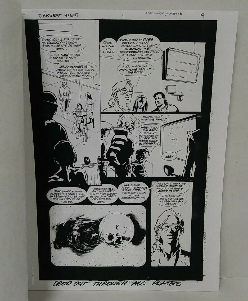 The Final Night (1996) San Diego Expo Preview DC Comics Stuart Immonen JLA Comic