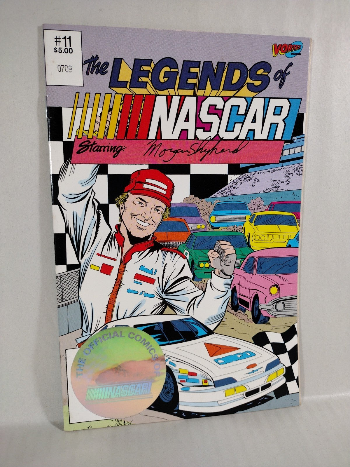 Legends of NASCAR 1992 Vortex Comic #'d Hologram Set Issues 9 10 11 12 13