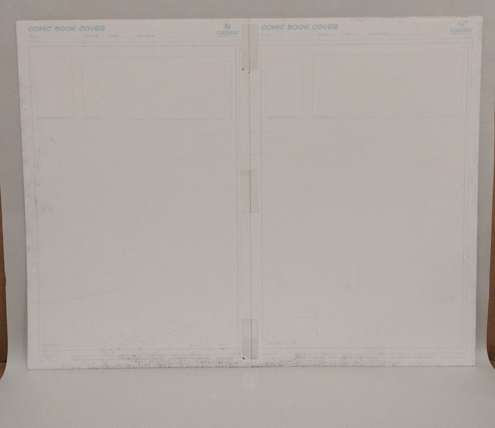 Joe Vigil Original DOG Comic Double Page Pencil Illustration 22 X 17" Signed