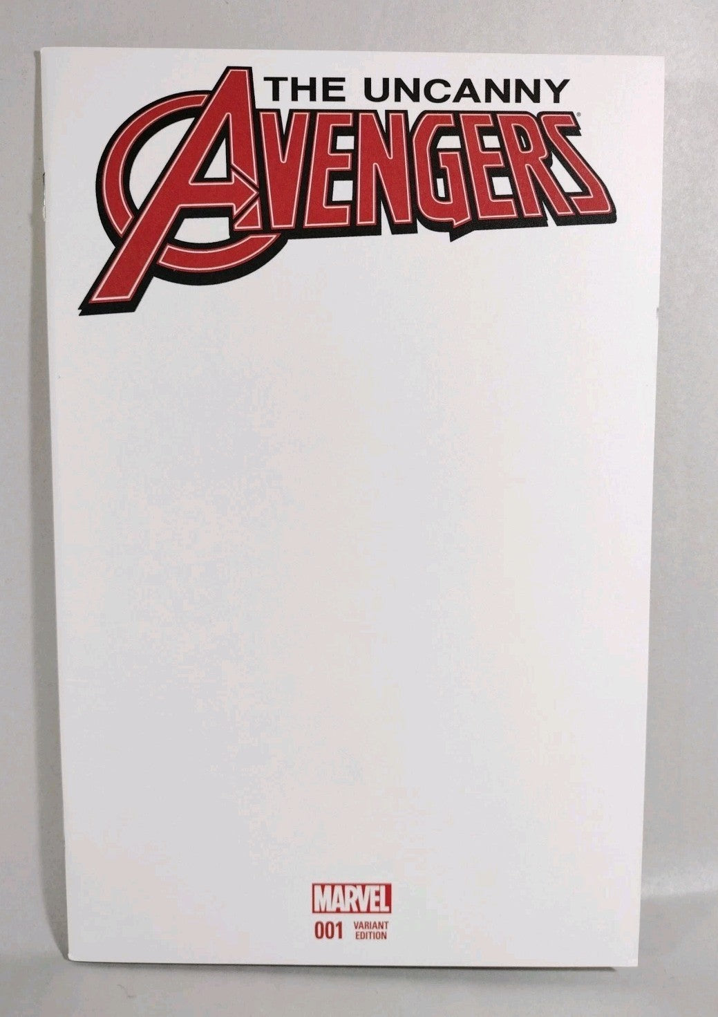 Uncanny Avengers #1 (2015) Marvel Blank Sketch Variant Cover Comic New VF-NM