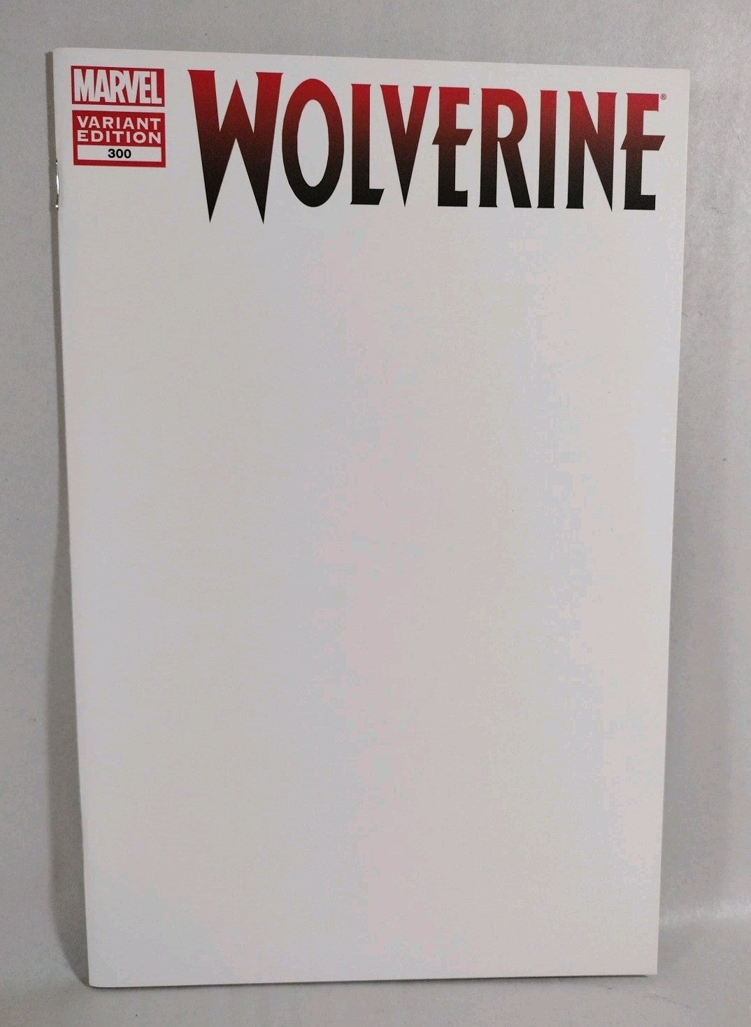 Wolverine #300 (2012) Marvel Comic Blank Sketch Cover Variant NM