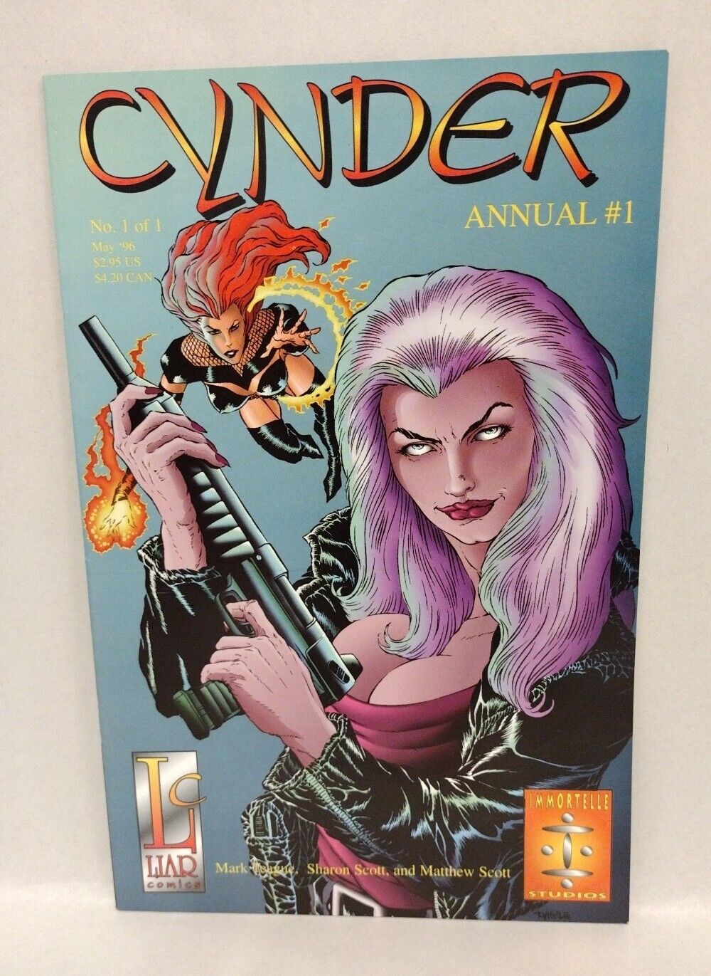 Cynder (1994) Immortelle Comic Set #1 2 Annual #1 +Variant David Linda Hernandez