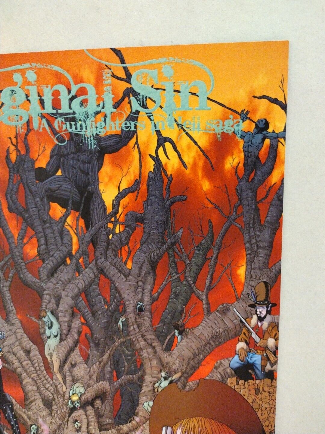 Gunfighters In Hell Original Sin 1 (2012) Wild Angels Variant Cover Comic Signed