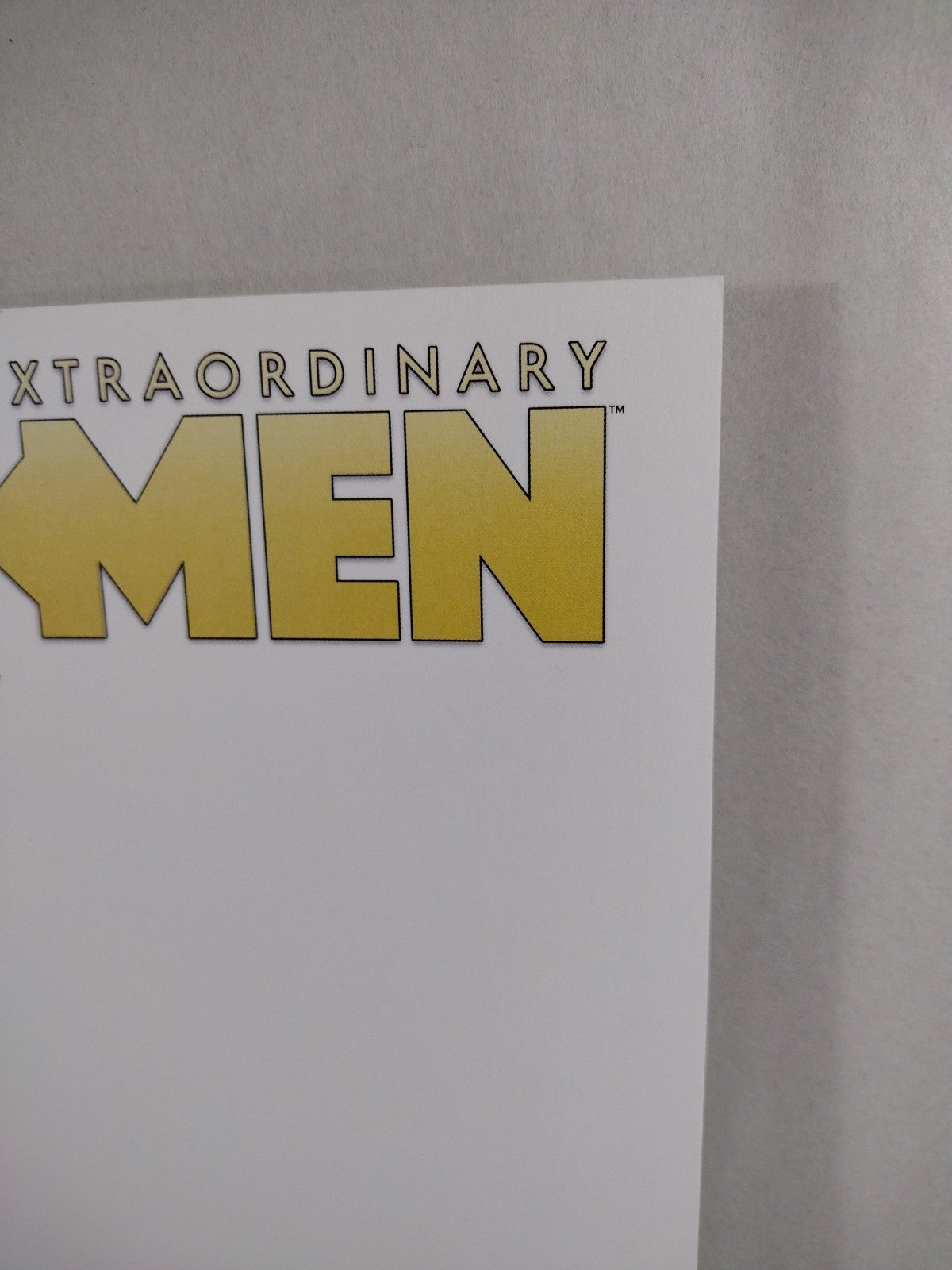 Extraordinary X-Men #1 (2016) Marvel Comic Blank Sketch Variant Cover VF-NM