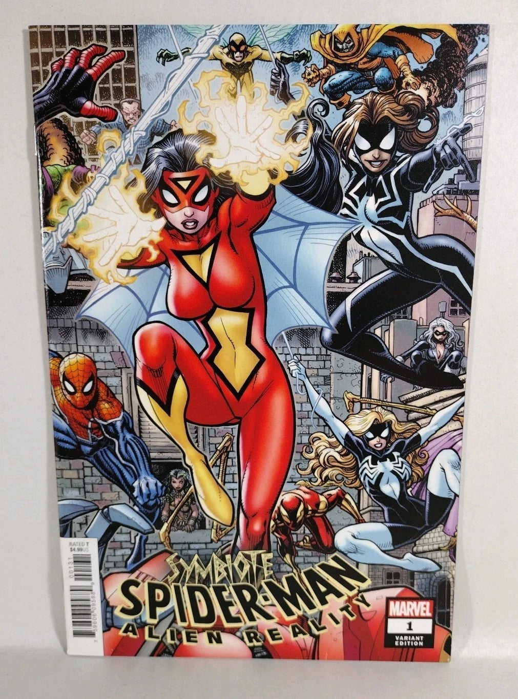 Spider-Man (2020) Marvel Comic Connecting Puzzle Variant Set Amazing 2099 Symbio
