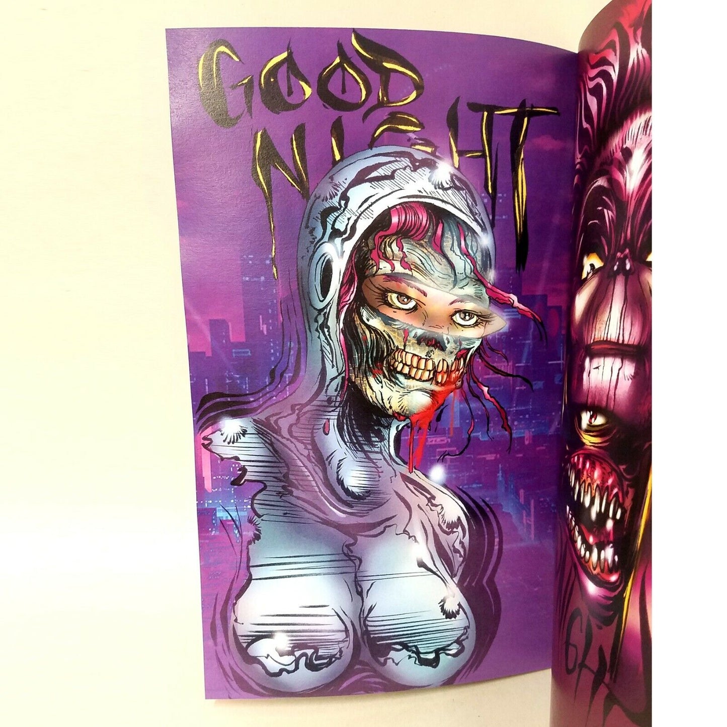 Dave Castr's Good Night Art Book & Signed Album Redemption Card