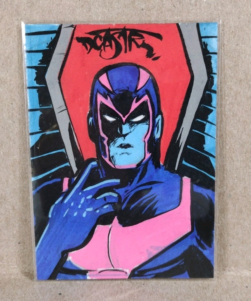 Dave Castr Crusin (2025) OAC Sketch Card W Original Marvel Archangel ACEO Art 