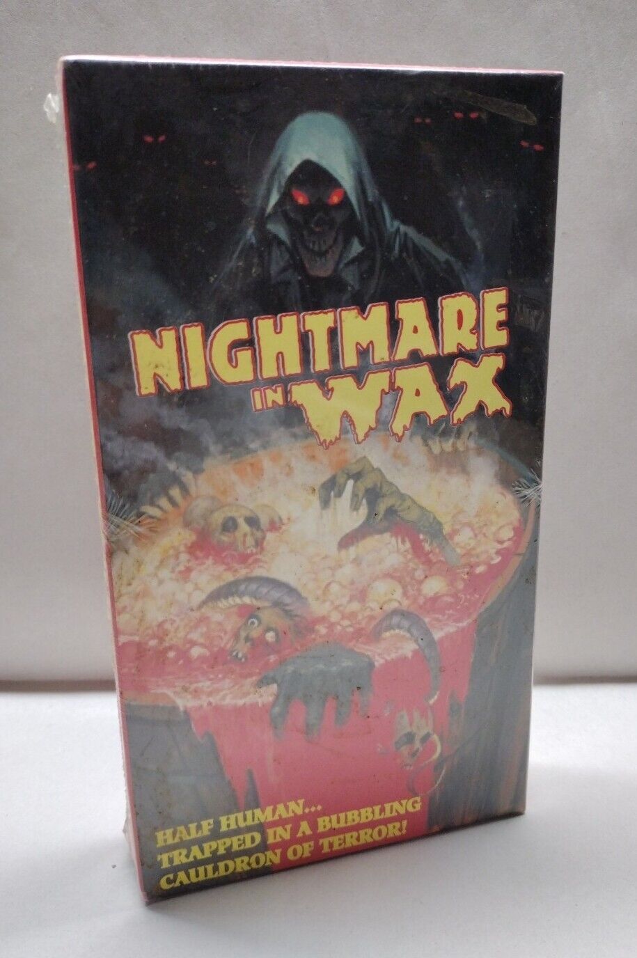 Nightmare In Wax (1986) VHS Cameron Mitchell Interglobal HORROR New Sealed