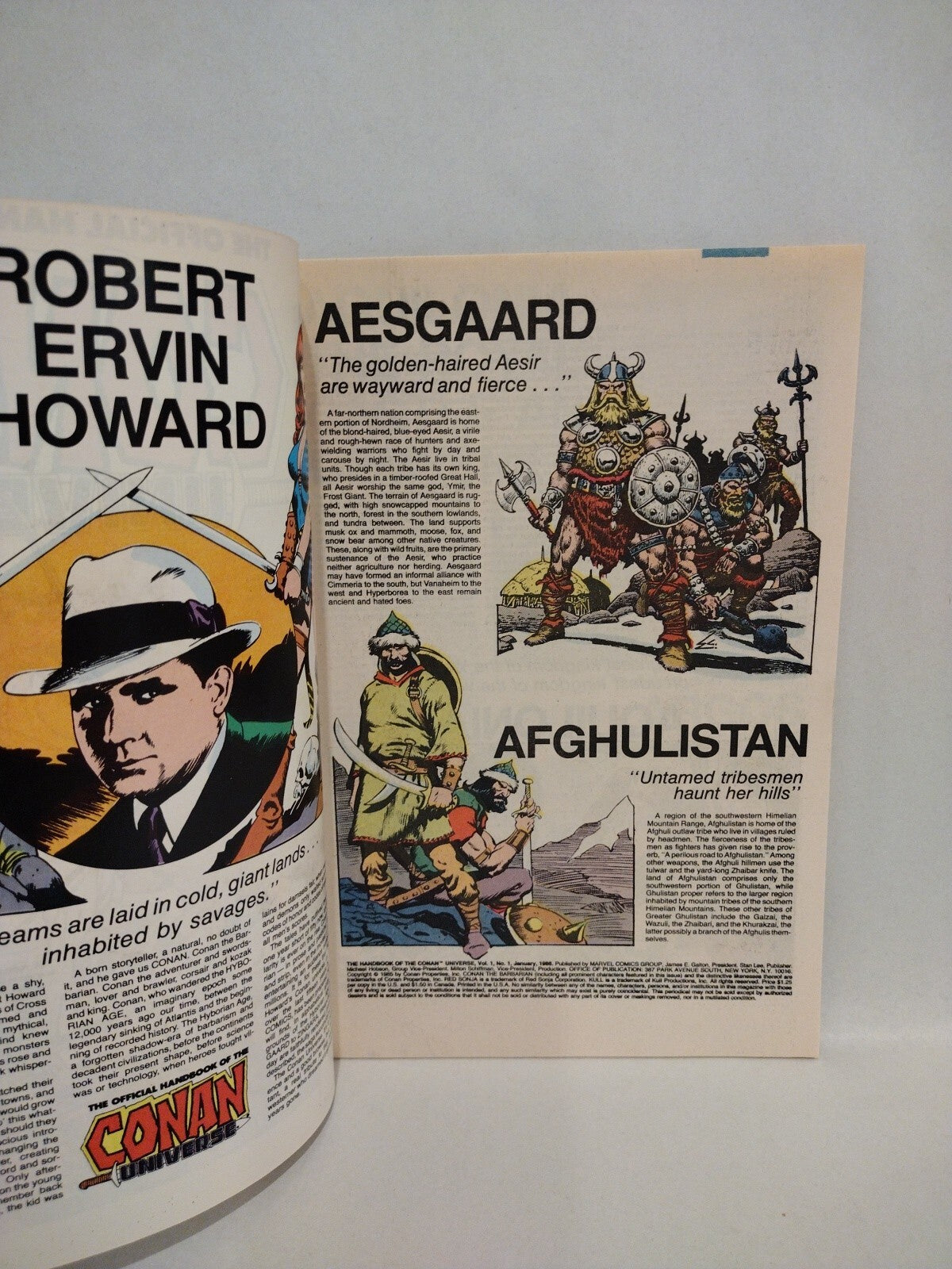 Conan Universe (1985) Marvel Comic Index Sourcebook Michael Kaluta Cover Art
