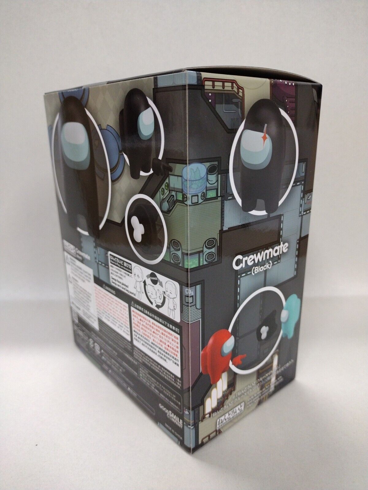 Among Us Crewmate Black Nendoroid 1791c Figure Good Smile Co. New In Box