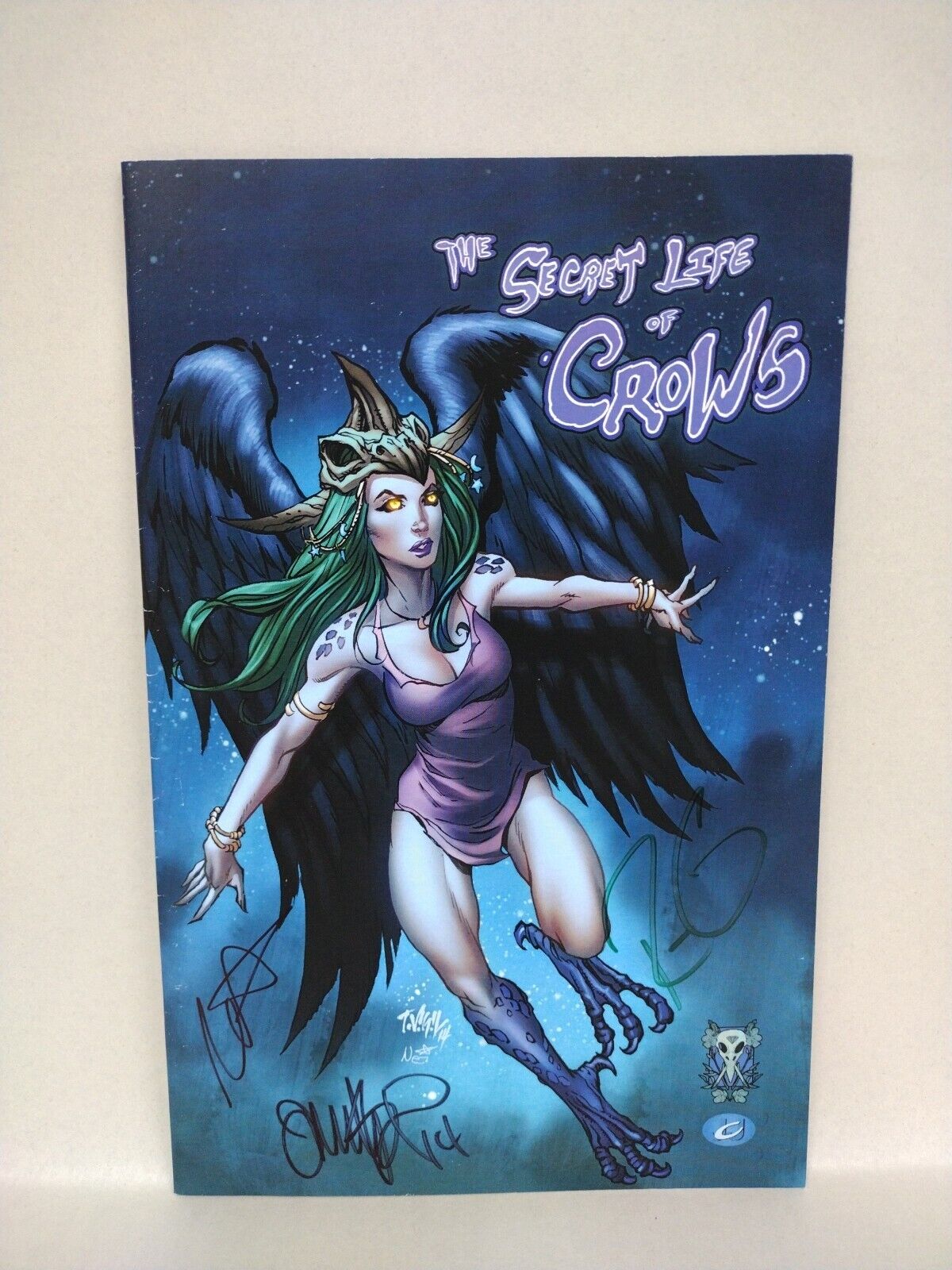 Secret Life Of Crows: Feather Into Flame (2014) Elysium Comic Signed 3X NM