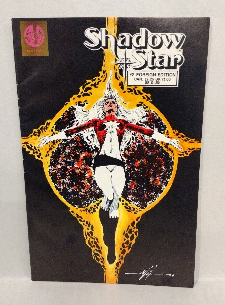 Shadow Star #2 (1986) SLG Comic Mike Grell Foreign Variant Cover Savage Shapiro