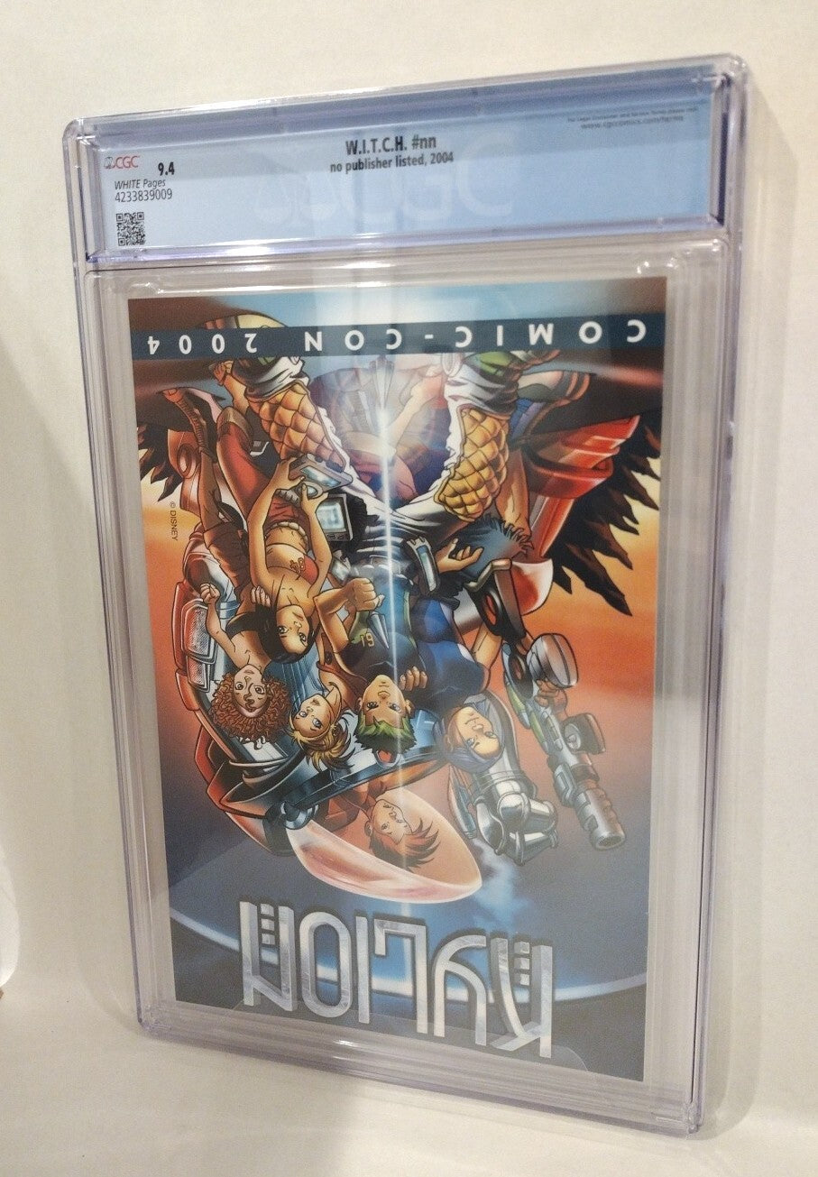 RARE DISNEY W.I.T.C.H. & KYLION 2004 Comic Con Exclusive Flip Book Promo CGC 9.4