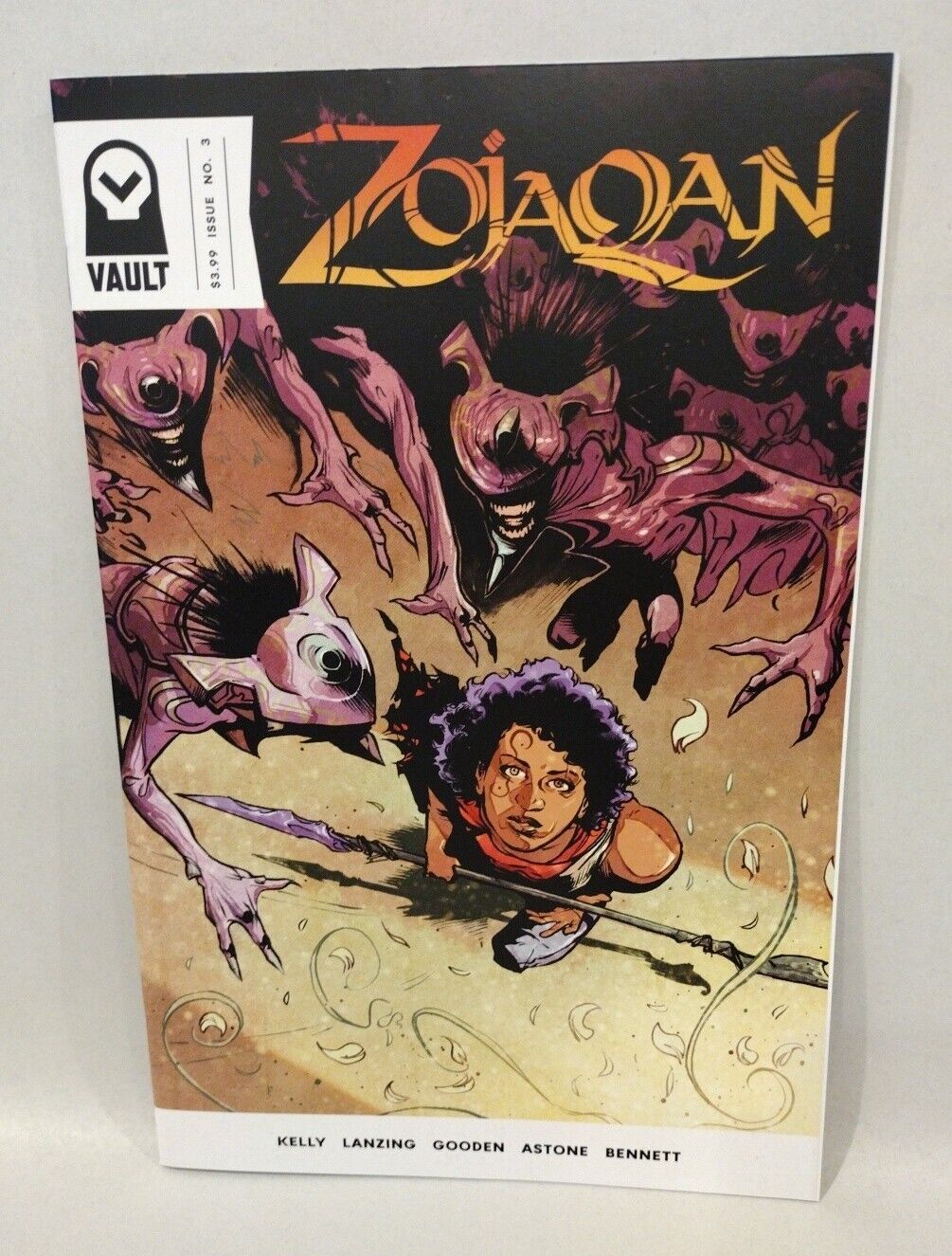 Zojaqan (2017) Vault Comic Lot Set #1 2 3 Nathan Gooden Jackson Lanzig Kelly 