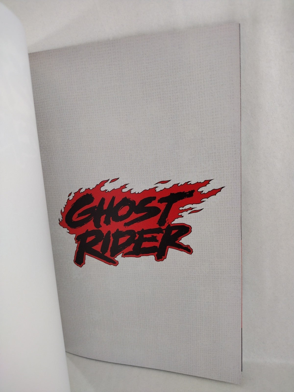 Ghost Rider #1 (2019) Marvel Black Blank Sketch Cover Variant Comic NM