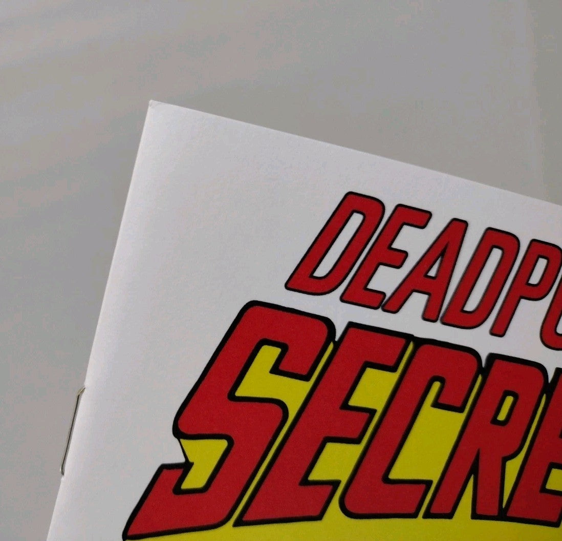 Deadpool's Secret #1 (2015) Marvel Secret Wars Blank Sketch Variant Cover Comic