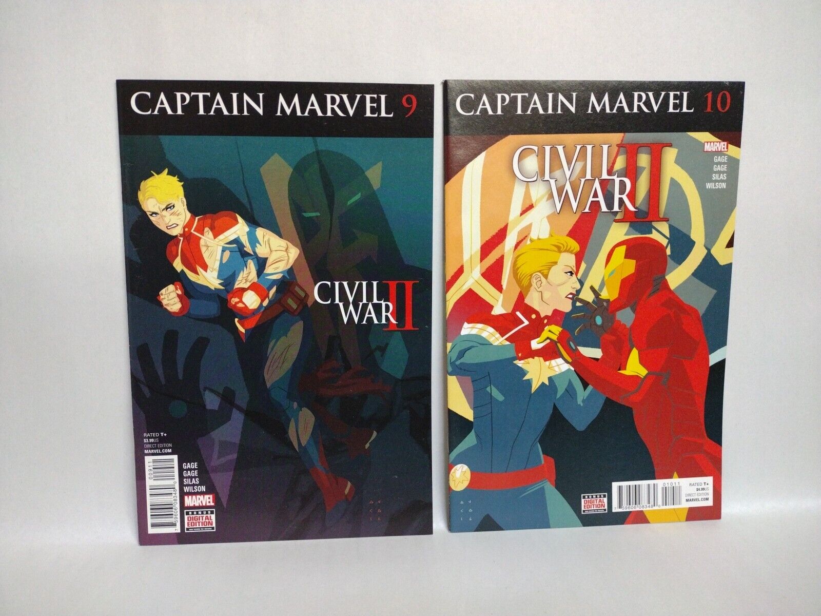 Captain Marvel (2016) Comic Set #1 2 3 4 5 6 7 8 9 10 Fazekas Butters Anka NM