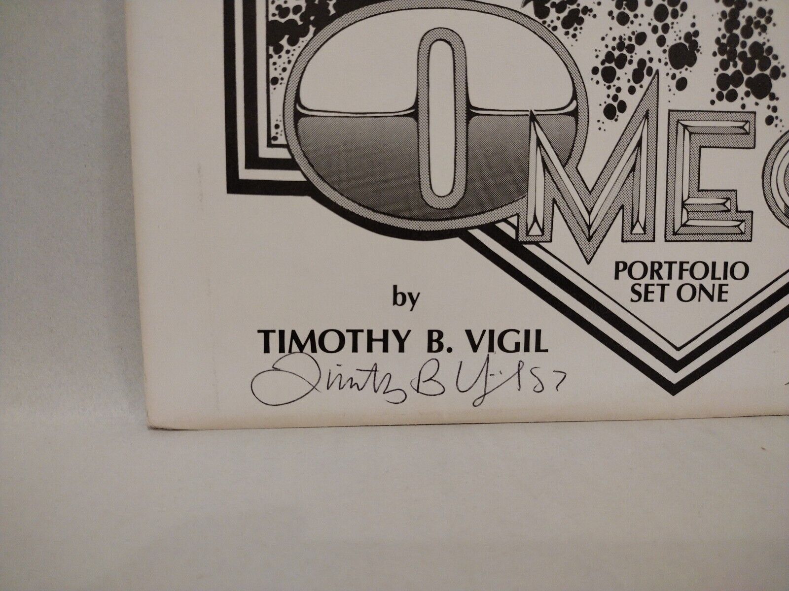 Omega (1987) Portfolio SIGNED 563/1000 TIM VIGIL Paul Martin Complete W Comic