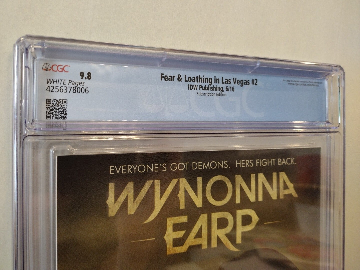 FEAR AND LOATHING IN LAS VEGAS 2 (2016 IDW Ben Templesmith Variant Comic CGC 9.8