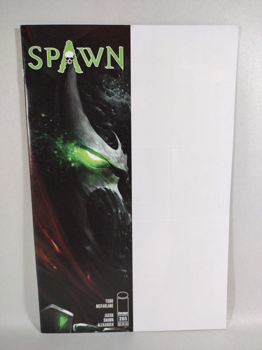 Spawn #285 (2018) Image Comic Mattina Mask Left Half Blank Cover Variant New NM