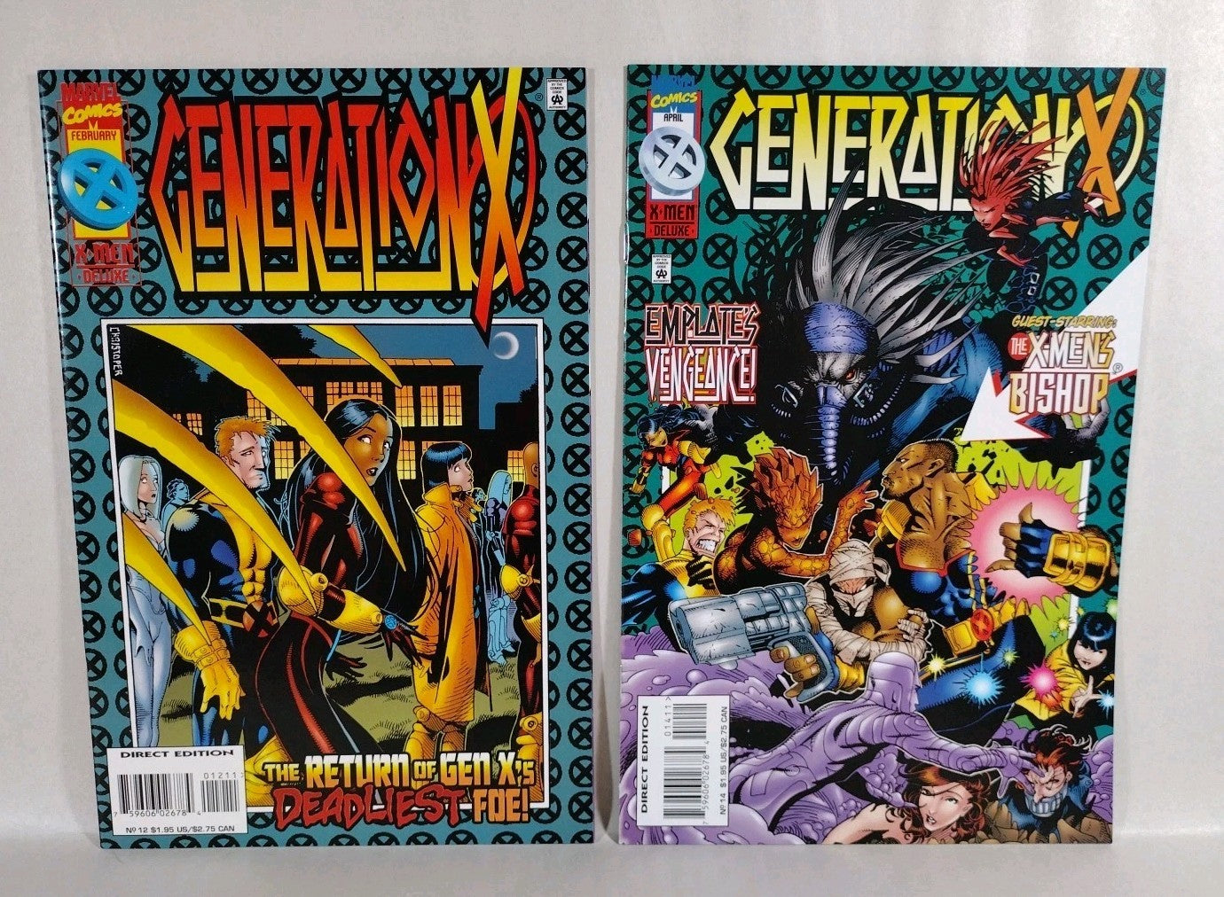 Generation X 1994 Marvel Comic Chris Bachalo Lot 1-3 5-9 11 12 14-16 18-20 22-24