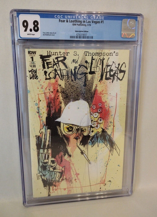 FEAR AND LOATHING IN LAS VEGAS #1 (2016) IDW Jim Mahfood Variant Comic CGC 9.8