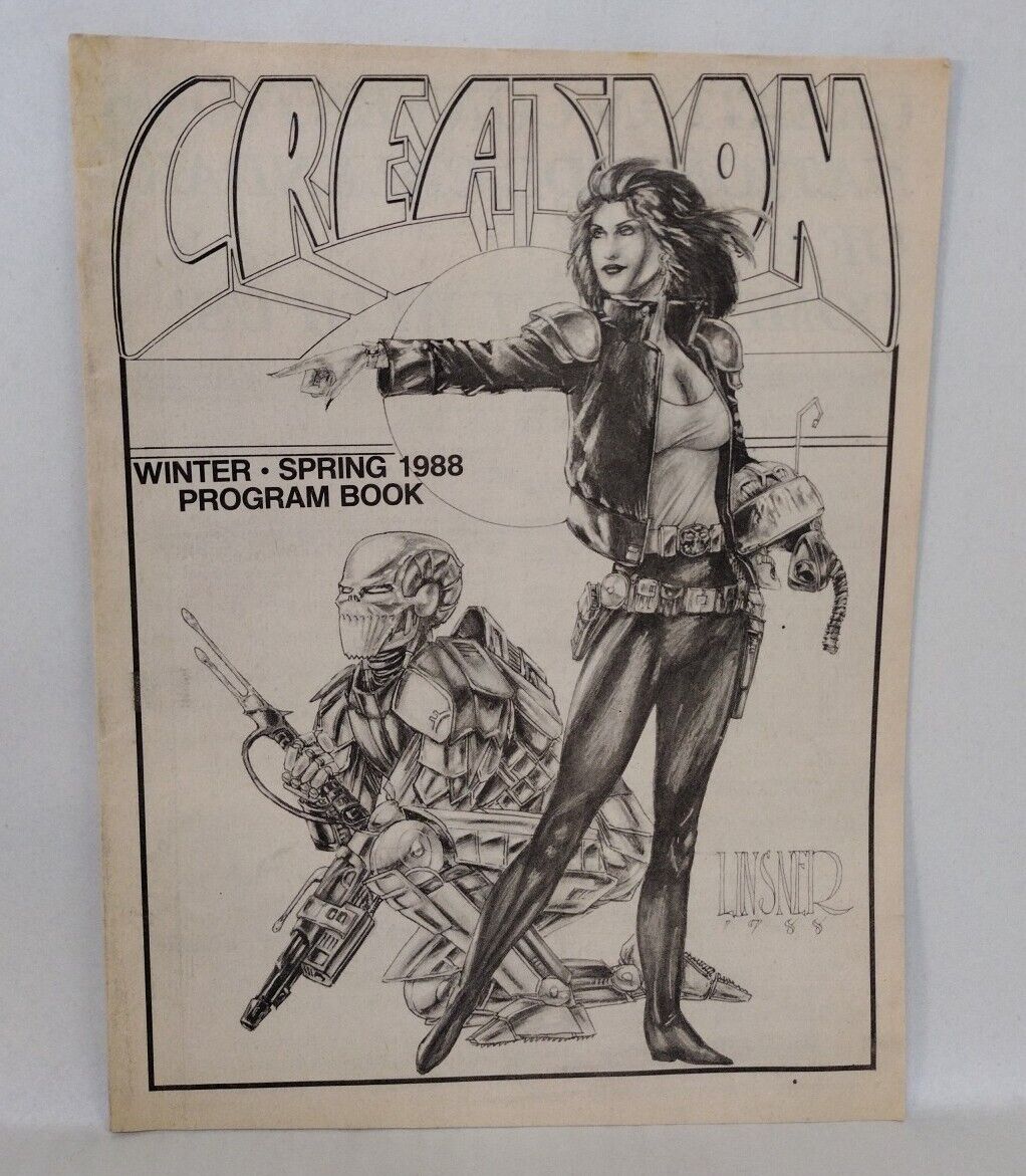 Creation Con 1988 Program HTF RARE Joseph Michael Linsner 1st published?