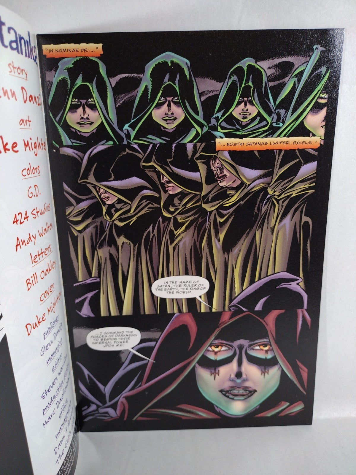 Satanika #8 (1997) Verotik Danzig Comic Duke Mighten Cover VF-NM