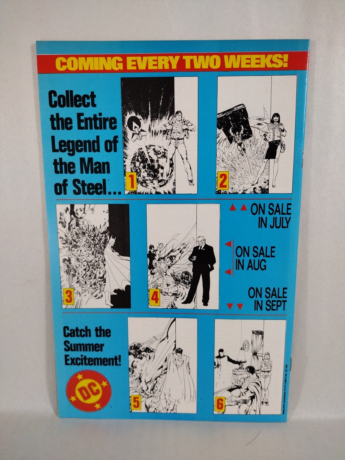 Superman Man Of Steel (1986) Complete John Bryne DC Comic Set #1-6 VF-NM