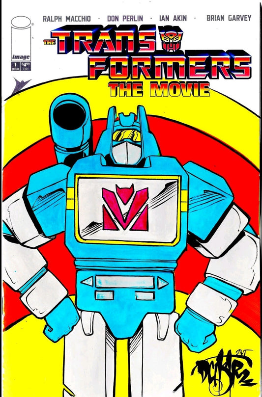 Transformers Movie Facsimile 1 Image Comic 2026 Sketch Var W Original DCastr Art
