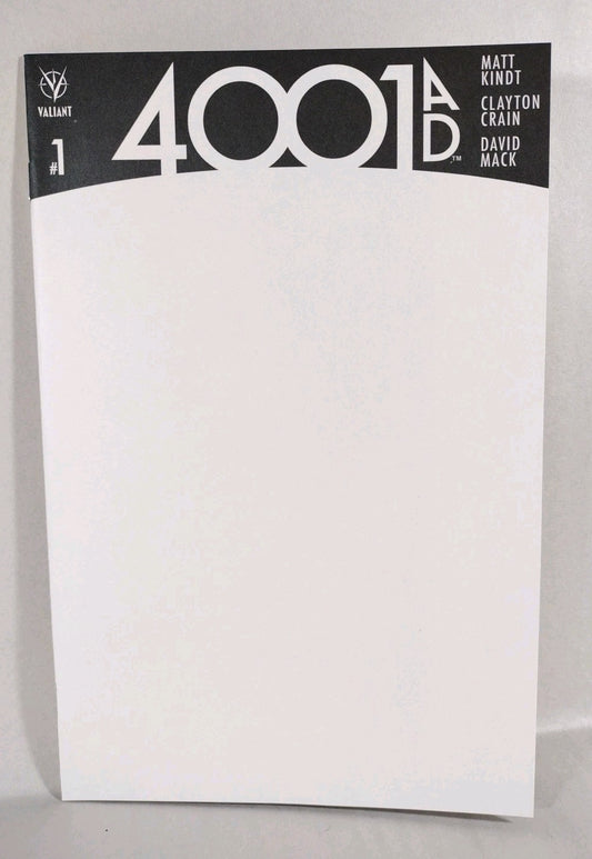 4001 AD #1 (2016) Valiant Blank Sketch Variant Cover New NM