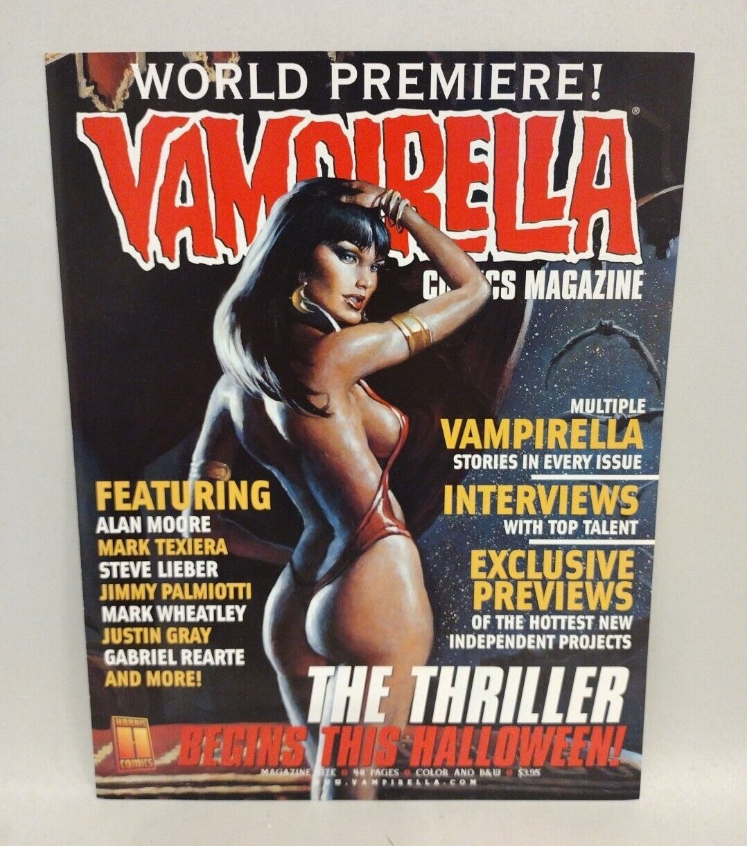 Vampirella (2003) Harris Comic Magazine Lot Set #1 2 3 4 + Flyer Promo Sheet 