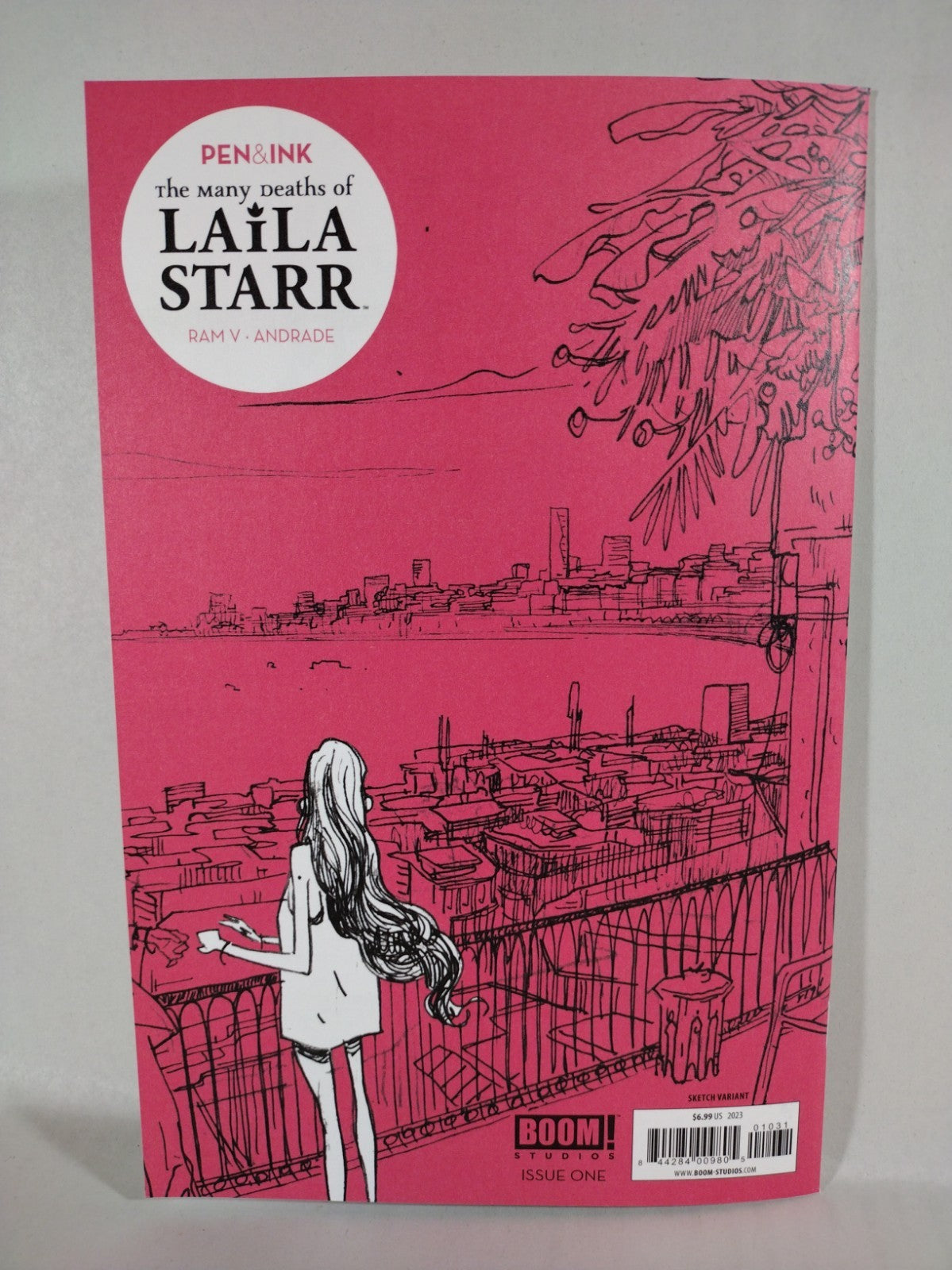 Many Deaths Of Laila Starr #1 (2023) Boom Comic Blank Sketch Variant Cover NM