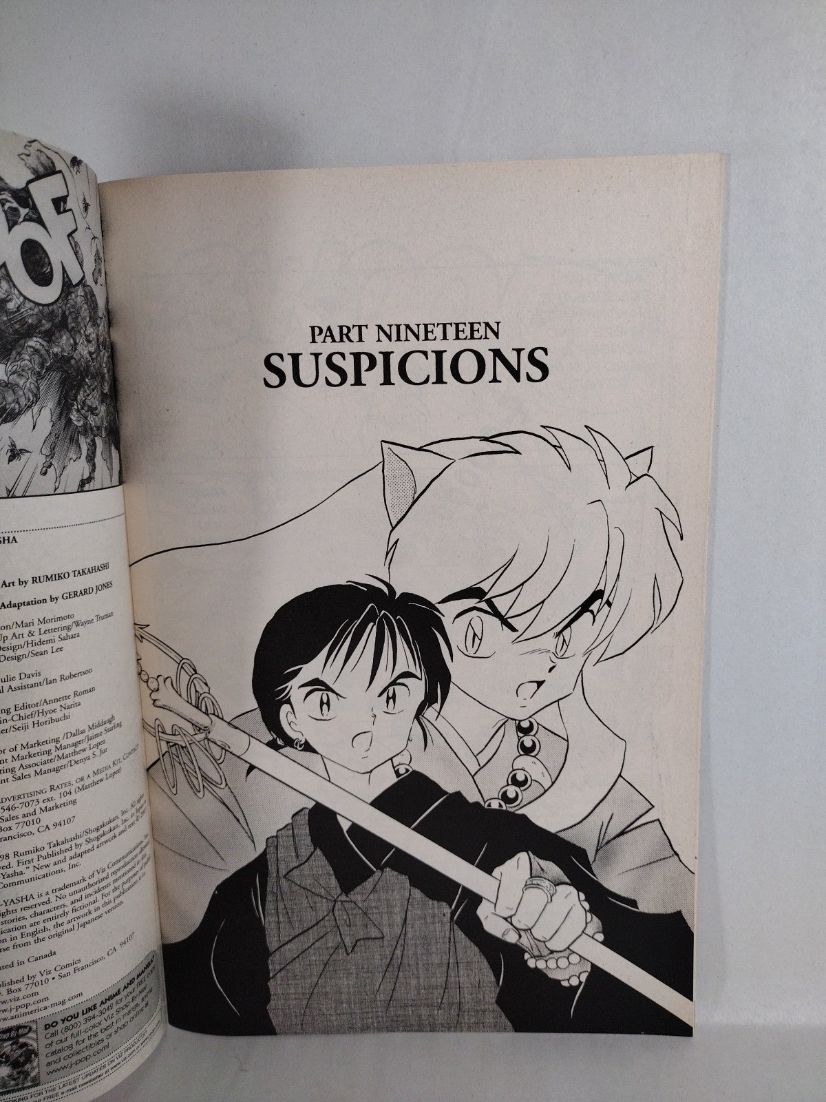 Inu-Yasha (1998) Part 5 Rumiko Takahashi Viz Comic Lot #4 5 6 7 8 9 10 11 VF-NM